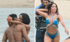 Anitta grava novo clipe no Piscinão de Ramos