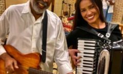 Gilberto Gil compartilha novo ensaio com Juliette para live de São João.