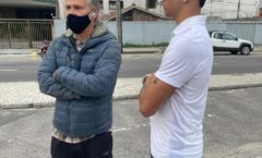 Influenciador Victor Melo contracena com ator e humorista Nelson Freitas