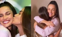 Anitta e Juliette se encontram pela primeira vez na casa da cantora