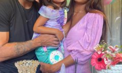 Jesus Luz e Carol Ramiro fazem festa surpresa para a filha “ Malena Ramiro Luz”
