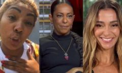Mãe de Ludmilla parte para cima de Samantha Schmütz após atriz defender Mônica Martelli: “Indignada”