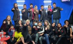 Miller e Bruno gravam programa na Rede Biroska de Lilian Gonçalves, a ‘Rainha da Noite Paulistana’