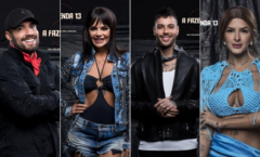 A Fazenda: Bil Araújo, Valentina Francavilla, Gui Araujo e Lary Bottino estão na Roça