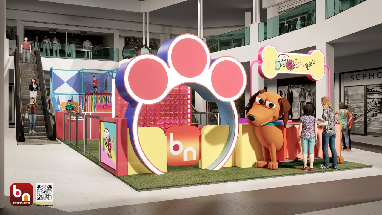 Parque Infantil Dog’s Park chega ao Carioca Shopping