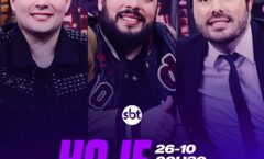 Gustavo Moura e Rafael participam hoje, 26, do The Noite com Danilo Gentili