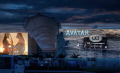 Na pré-estreia do aguardado “Avatar: O Caminho da Água”, UCI projeta trailer na fachada do shopping