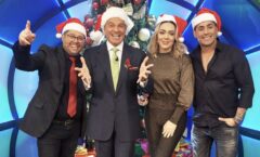 Tânia Mara e Hugo & Tiago são os convidados do ‘O Céu é o Limite’ especial de Natal deste sábado (24)