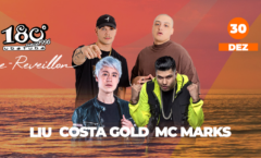 Dj GBR, Costa Gold, Liu e Os Hawaianos marcam presença em festas de reveillon no clube 180 graus Ubatuba