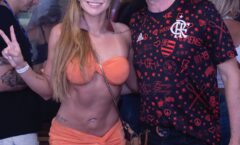 Alexis de Vaulx recebe famosos e Influencers no camarote Mais Brasil no segundo ensaio técnico das escolas de samba do grupo especial