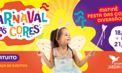 Carnaval das Cores Kids é a atração especial no Shopping Jardim Oriente