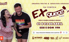 Comédia: ‘EXquece, a peça!’ estreia na Sala Nelson Pereira, em Niterói