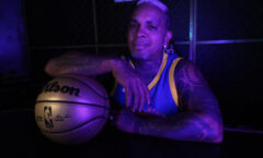 Rodriguinho grava audiovisual na quadra da NBA com participações especiais