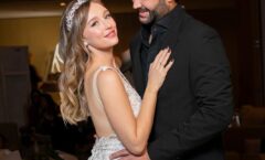 Após pedido de casamento, Duda Reis é vista de noiva pela primeira vez