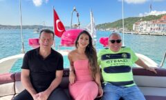 Clara Brasil conhece Istambul a convite de Sidney Oliveira