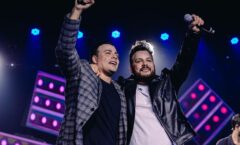 Gustavo Moura e Rafael apresentam a canção “Digitando”