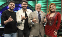 Deborah Albuquerque e Max e Luan são os convidados do ‘O Céu é o Limite’ deste sábado (29)