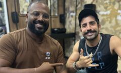 Kaysar Dadour se junta com Léo Roberto para treinamento de tiro esportivo