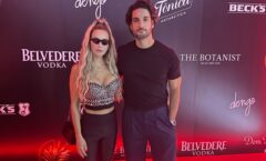 Fundador da Local, Rui Santoro, e sua esposa Fabiana deixam sua marca em São Paulo durante o final de semana agitado