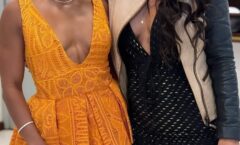 Dandara Mariana apresenta evento lado de Maju Coutinho e encontra a ex-BBB Fernanda Bande