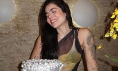 Thaís Vasconcellos, esposa do cantor Ferrugem, celebra seus 30 anos com festa em meio à natureza