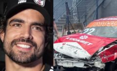Caio Castro sofre acidente durante treino de automobilismo no Paraná
