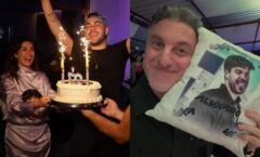 Álvaro Xaro celebra 27 anos em festa animada com Luciano Huck e elenco do “Dança dos Famosos”